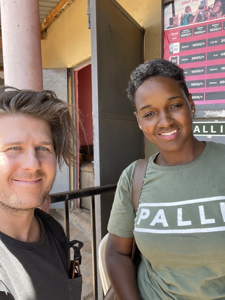 Team visiting a retail shop
